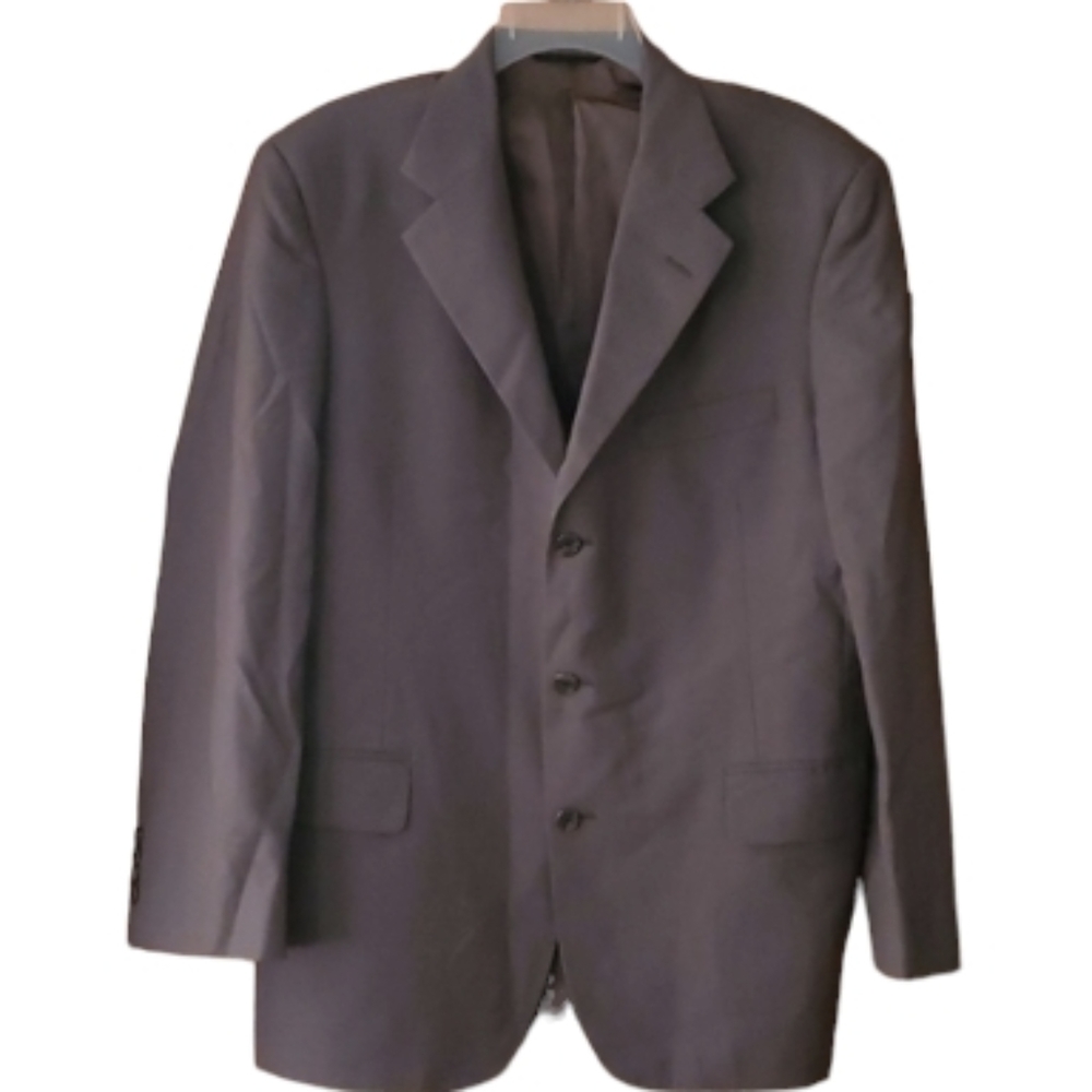 Tom James Corporate Image 3 Button Suitcoat in Grey